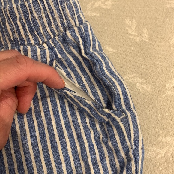 H&M L.O.G.G. Linen/Cotton pull-on pants - Picture 7 of 9